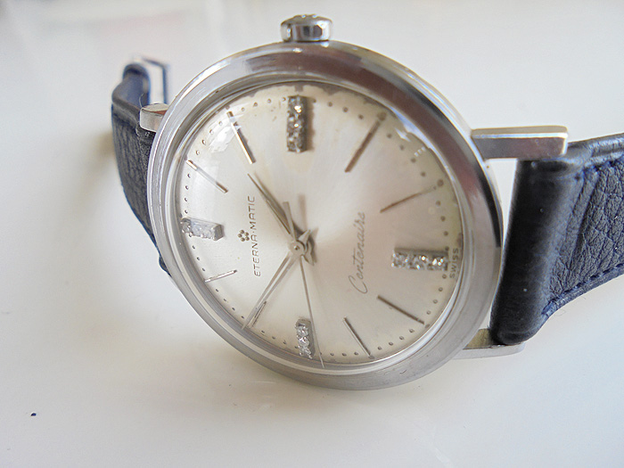 Eterna.Matic Centenaire diamond indexen | Vintage watches for sale