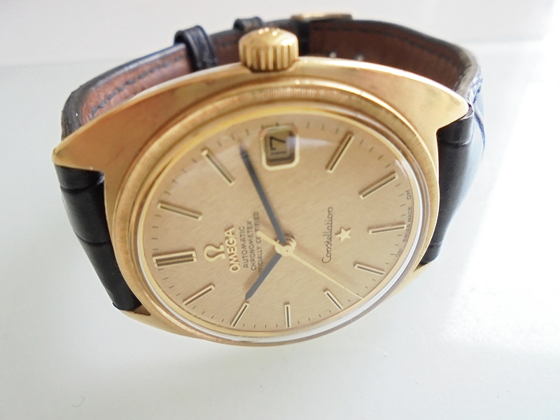 Omega Constellation 18 ktr solid gold 1969 | Vintage watches for sale