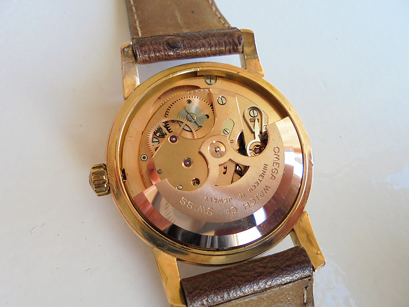 Omega automatic 1956 Solid 18 ktr pink gold | Vintage watches for sale