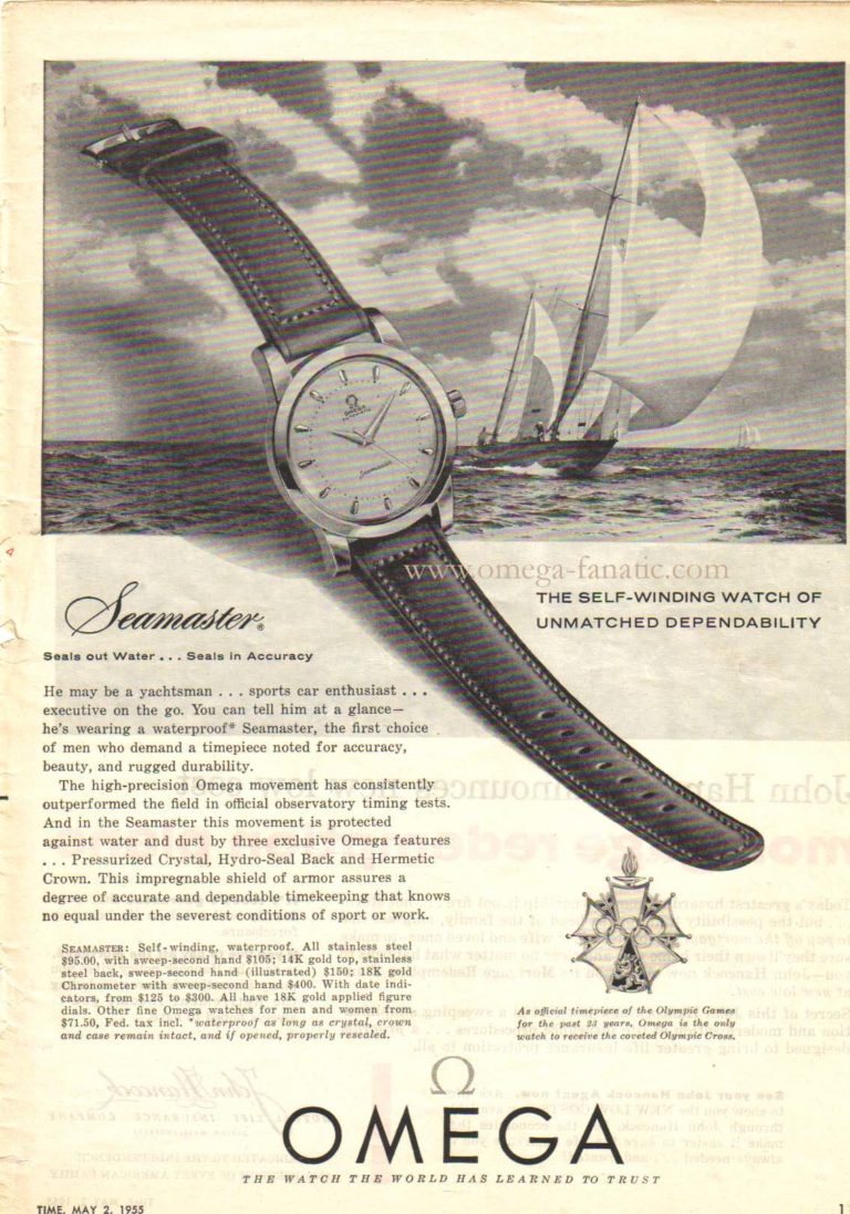 Omega Seamaster advertisement